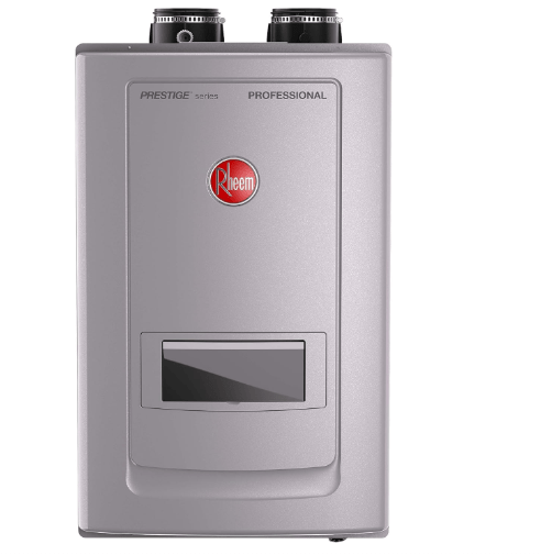Rheem Prestige Condensing Tankless Gas Indoor Natural Gas Water Heater With Built-in Recirculation 10.0 GPM - RTGH-RH10DVLN