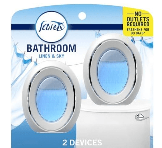 Feb-reze Small Spaces Air Freshener Linen & Sky Scent, .25 fl. oz., Pack of 2