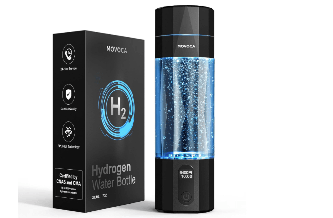 Upgrade Hydrogen Water Bottle, Up to 6400PPB Hydrogen Water Generator -SPE PEM Tech, 7 OZ Food-Grade PC Hydro Water Machine, Health Care Gifts for Husband, Wife, Family, Friends, Travel