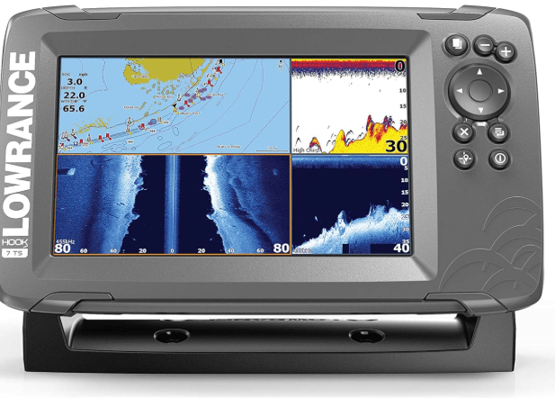 Lowrance HOOK2-7 7-inch Fish Finder with TripleShot Transducer and US / Canada Navionics+ Map Card