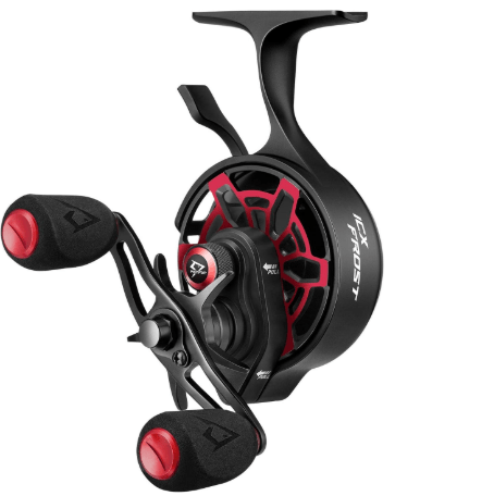 Piscifun ICX Frost Ice Fishing Reel, Innovative Structure Design, Magnetic Drop System Inline Ice Reel, No line Twist, Large Spool Diameter, 7+1 Shielded BB, 2.7:1 High Speed Ratio