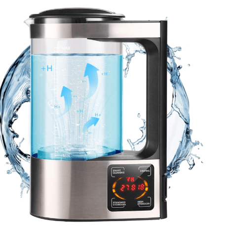 Hydrogen Water Machine Generator | 1800 PPB High Concentration, Portable Hydrogen Water Maker with SPE and PEM Technology for Home, Gym & Travel, Alkaline pH Balance Technology