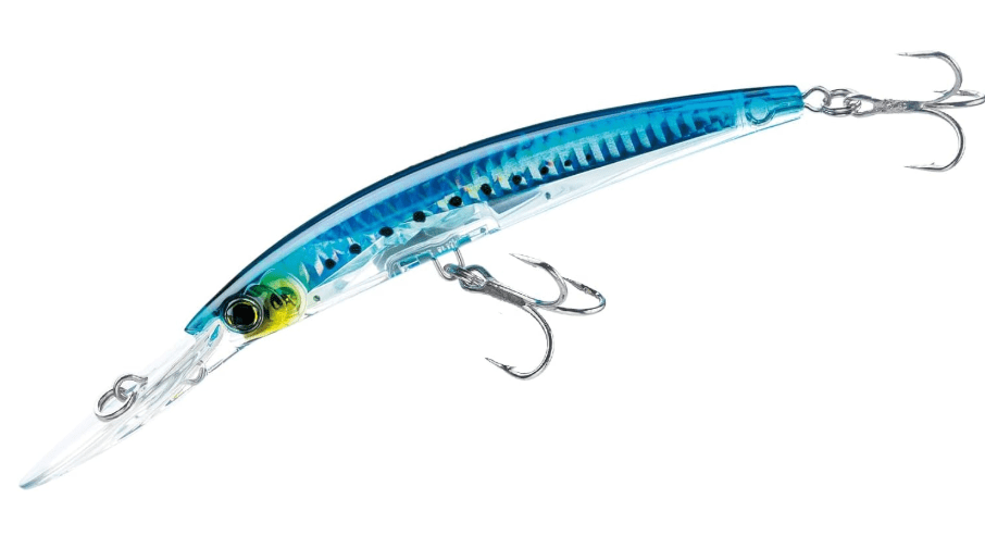 Yo-Zuri Crystal 3D Minnow Deep Diver Lure, Chartreuse Silver, 6-Inch
