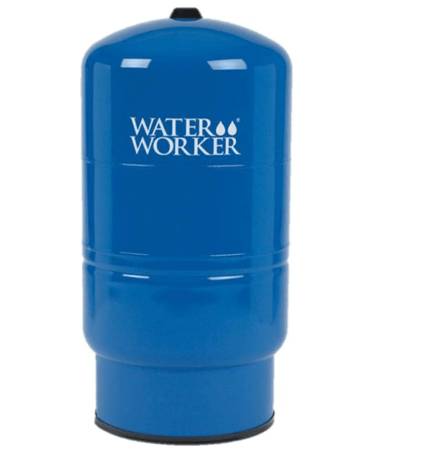 WaterWorker HT-30B Vertical Pressure Well Tank, 30-gallon tank with 26-gallon capacity, Blue