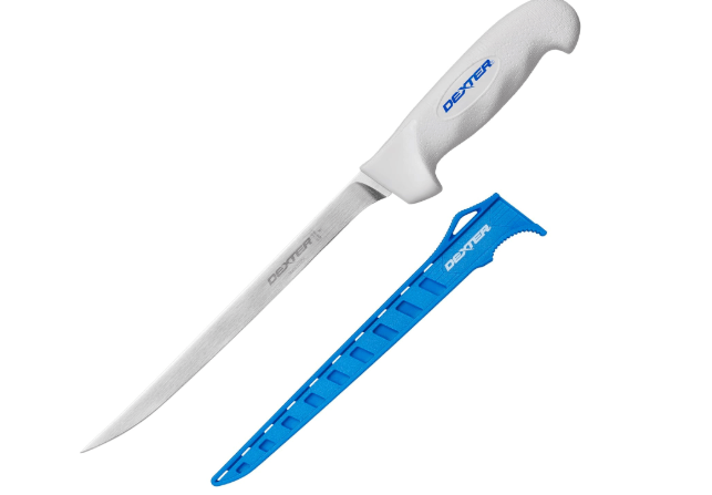 Dexter Outdoors 8" SOFGRIP Flexible Fillet Knife | Includes Edge Guard