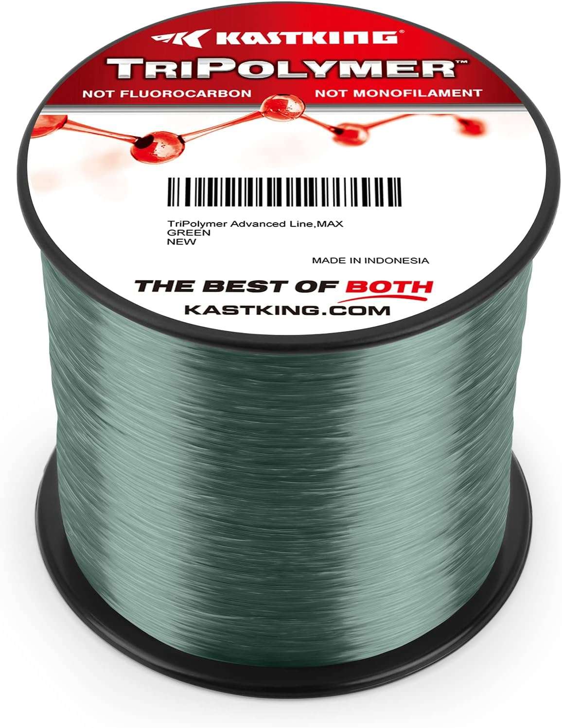 KastKing Tripolymer Advanced Monofilament Fishing Line - ¼ LB Filler Spools Mono Line, High Strength, Highly Abrasion Resistant, Super Smooth, Low Light Refraction, Tri-Extrusion Advanced Fish Line 