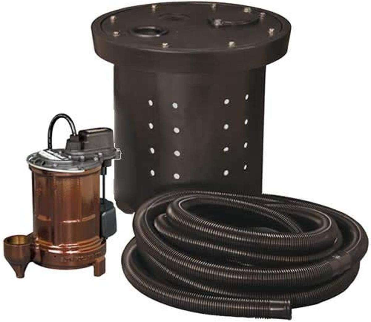 Liberty Pumps CSP-257 1/3 HP Cast Iron Crawl Space Sump Pump Kit, NA