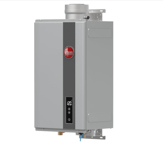 Rheem RTG-95DVLP-3 High Efficiency Non-Condensing Indoor Tankless Liquid Propane Water Heater, 9.5 GPM