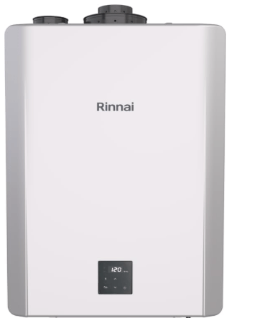 NEW Rinnai RX199iN Condensing Smart Sense Natural Gas or Propane Tankless Water Heater, Indoor or Outdoor Water Heater, Up to 11.1 GPM, 199,000 BT