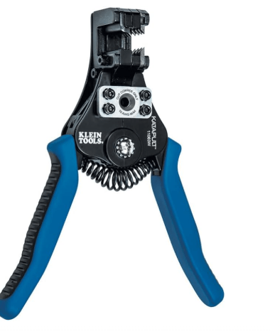 Klein Tools 11063W Wire Cutter / Stripper, Heavy Duty Automatic Tool for 8-20 AWG Solid and 10-22 AWG Stranded Electrical Wire