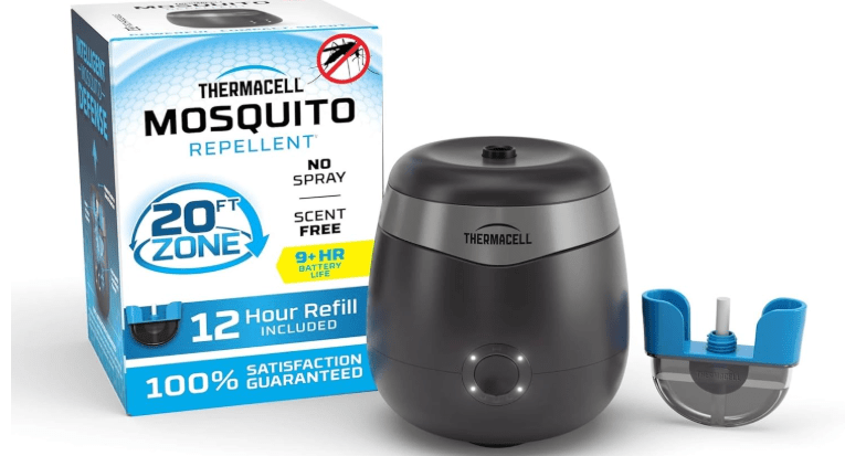 Thermacell E-Series Rechargeable Mosquito Repeller with 20’ Mosquito Protection Zone; Bug Spray Alternative; Scent Free