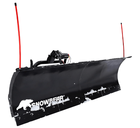 DK2 AVAL8219 Universal SUV/Truck Heavy Duty Snow Plow Kit 82 x 19 x 2 Inch Receiver Mount, Black