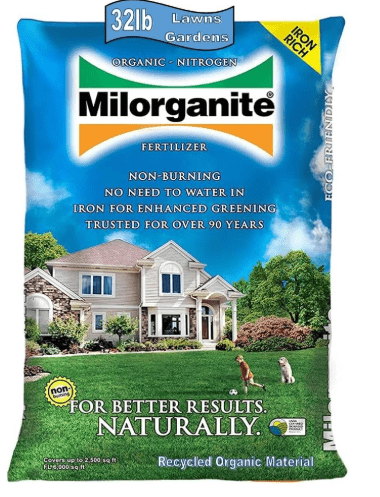 Milorganite Lawn and Garden Nitrogen Fertilizer 6-4-0 (Made from Recycled Organic Material)