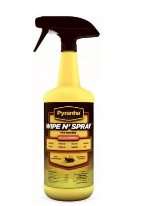 Pyranha 17210585 Horse Wipe 'N Spray Fly Repellant, 1-Qt. - Quantity 12