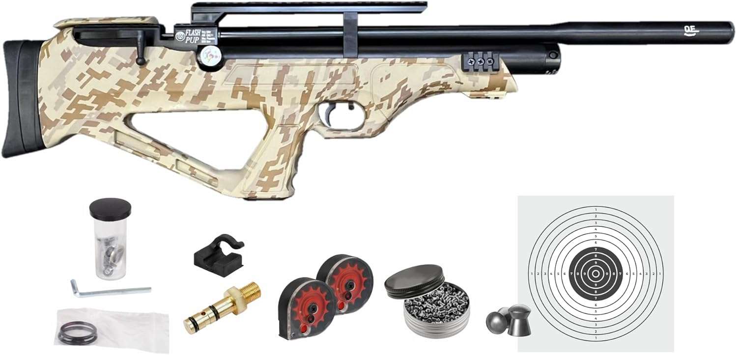 Hatsan FlashPup Limited Edition Air Rifle with Wearable4U Bundle