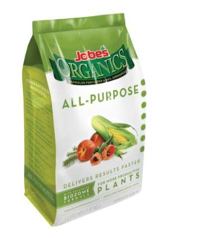 Jobes 09526 4 Lb Organic All Purpose Granular Fertilizer 4-4-4