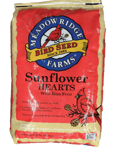 Sunflower Hearts Wild Bird Seed, 20-Pound Bag