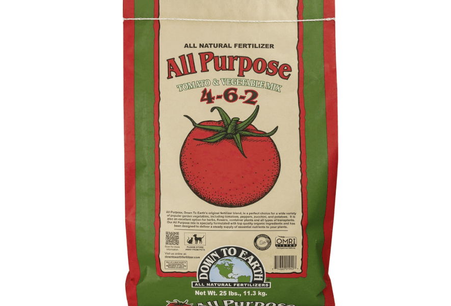 Down to Earth Organic All Purpose Fertilizer Mix 4-6-2