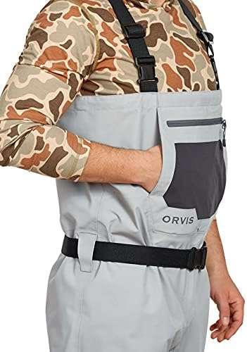 Orvis Clearwater Bootfoot Fly Fishing Waders - Modern Fit Chest Waders with Vulcanized Neoprene Felt Sole Wading Boots 