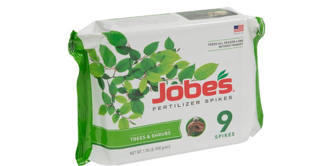 Jobe’s Slow Release Tree and Shrub Fertilizer Spikes, Easy Plant Care for Oak, Maple, Dogwood, Boxwood