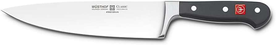 WÜSTHOF Classic 8 Inch Chef’s Knife,Black,8-Inch