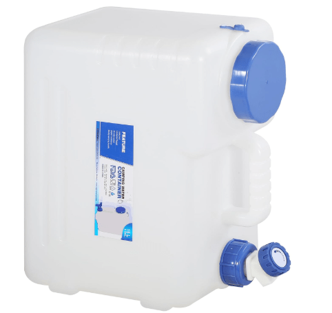 REDCAMP 4 Gallon/15L Portable Water Container with Spigot,Camping Water Jug,Camping Water Container, Large Water Tank,Portable Emergency Water Storage for Camping,Car,Hiking,Hurricane Supplies