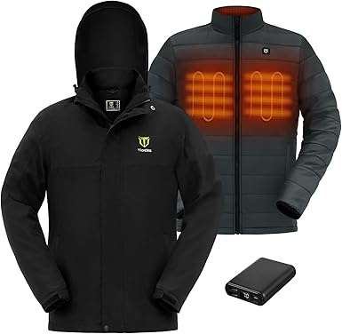 TideWe Men’s 3-in-1 Heated Jacket