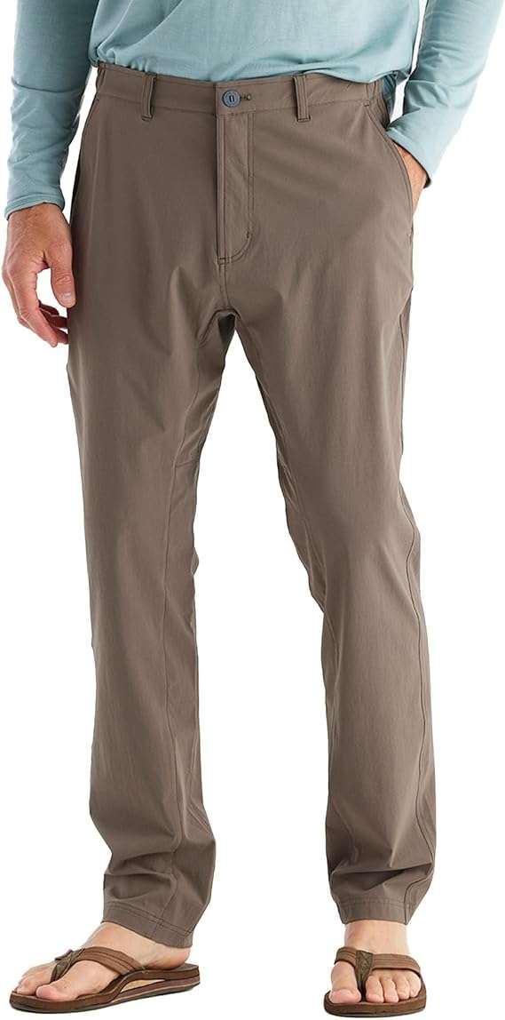 Free Fly Men's Latitude Pant - UPF 50+ Sun Protection Lightweight Pants for Men with Belt Loops - Quick Dry, Stretch
