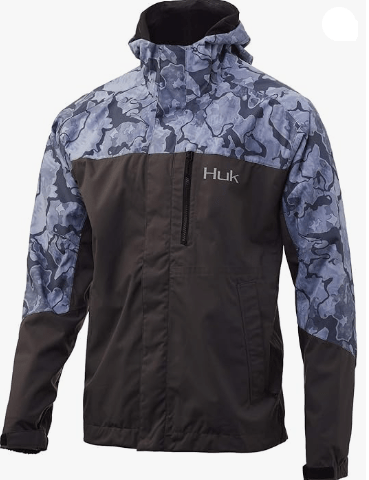 HUK Men's Grand Banks Water Proof Heavy Duty Rain Jacket
