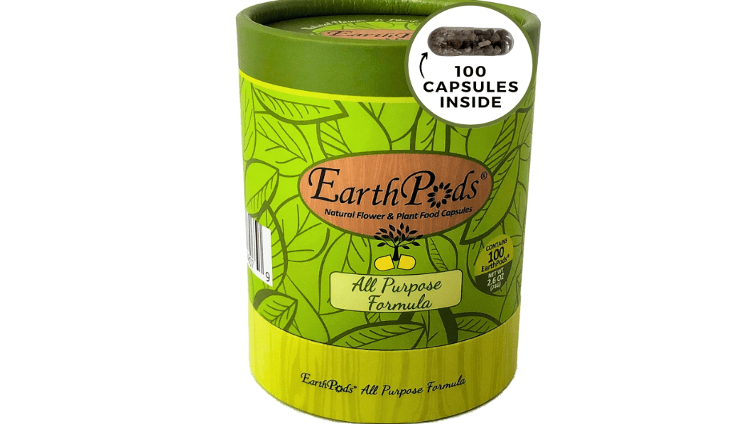EarthPods® Indoor Plant Food Spikes – 100 Slow-Release Organic Fertilizer Capsules | Mess-Free Nutrition for Houseplants