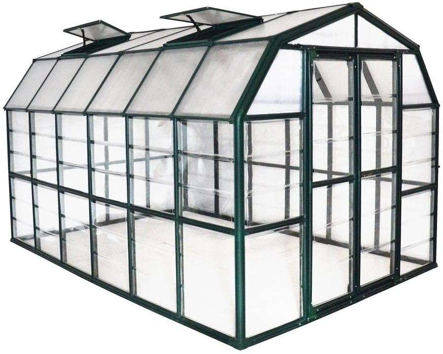 Veikous Walk-In Polycarbonate Greenhouse Kit