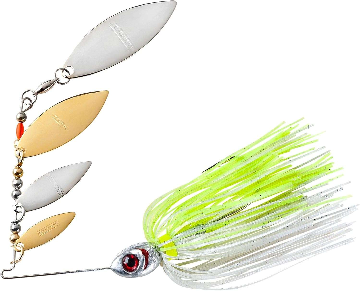 Booyah Shad Blade-Bait Fishing Lure, Pearl Shiner, Mini Shad (3/16 oz)