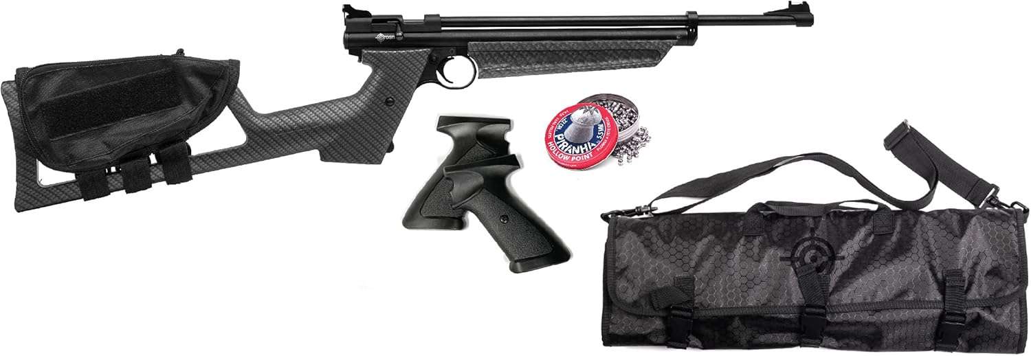 Crosman Drifter Kit 2289CFKT .22-Caliber Variable Pump Single-Shot Air Pistol/Rifle