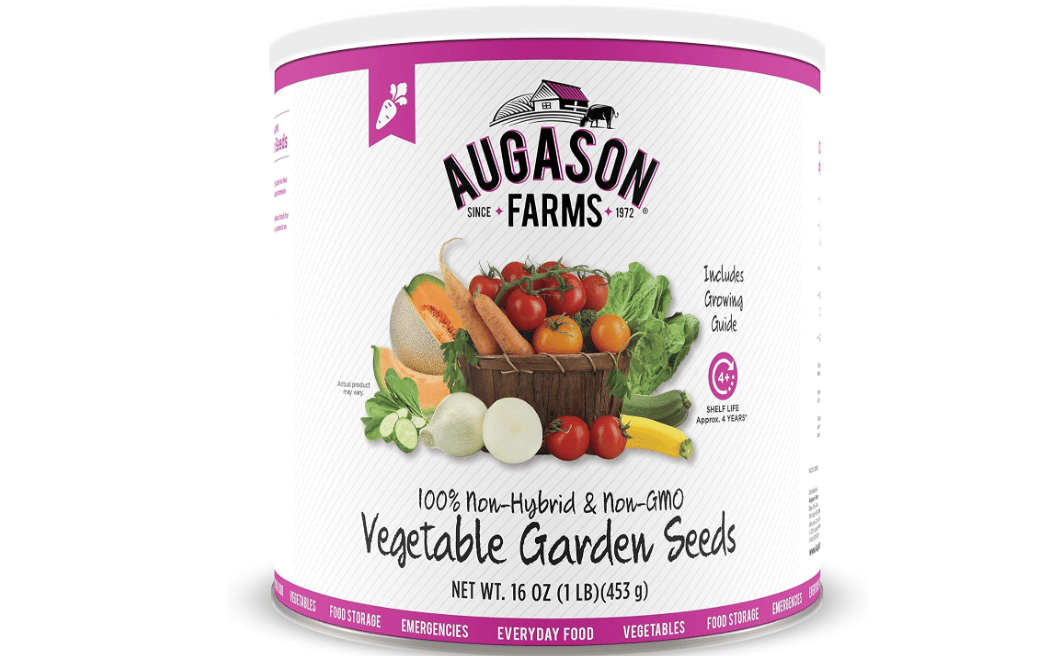 Augason Farms Vegetable Garden Seeds 13 Variety 