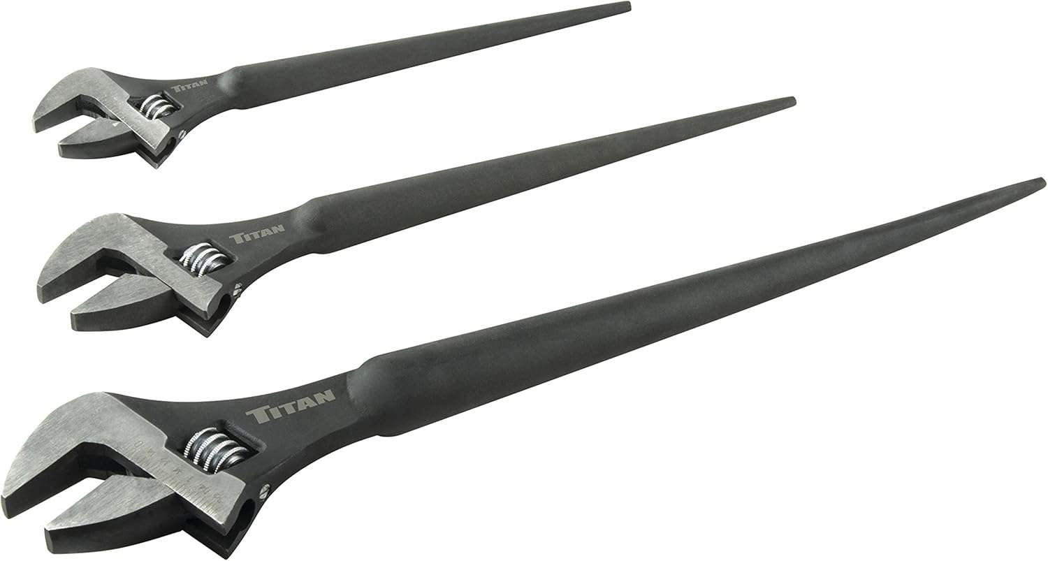 Titan 223 Adjustable Construction Spud Wrench, 3-Pc Set 