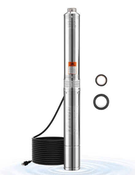 VEVOR 1.5 HP Deep Well Submersible Pump