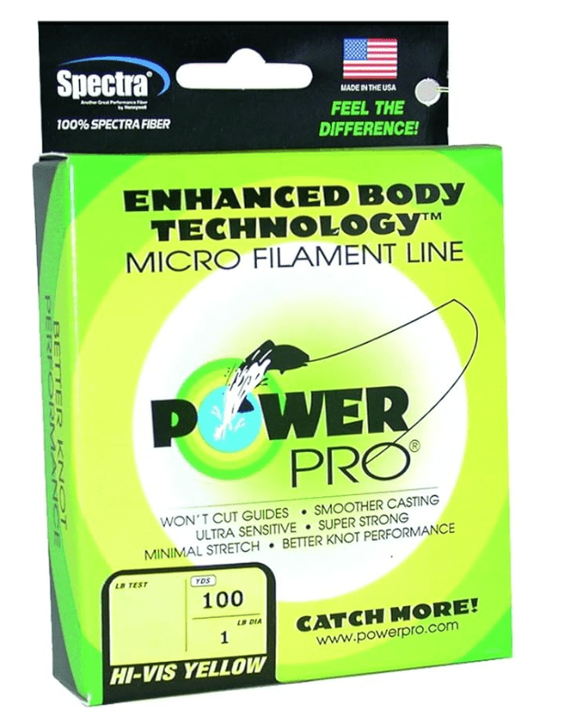 PowerPro Spectra Braided Fishing Line (Best for Sensitivity)