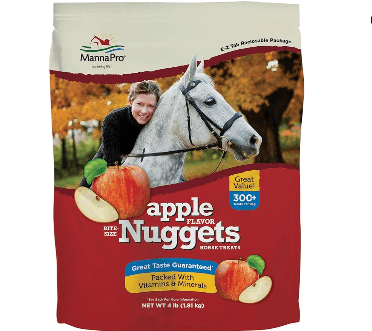 Manna Pro Bite-Size Nuggets (4lbs, Apple Flavor)