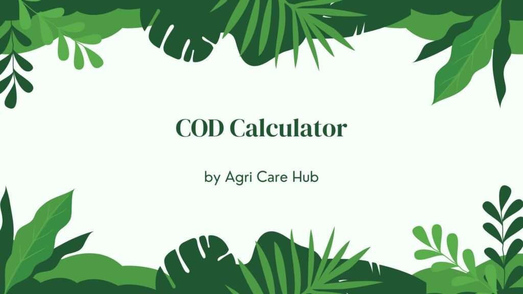 COD Calculator