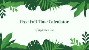 Free-Fall Time Calculator