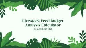 Livestock Feed Budget Analysis Calculator