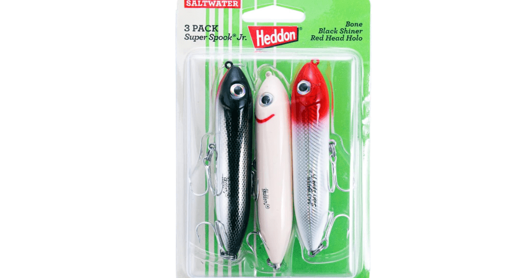 Heddon Saltwater Super Spook Jr - 3 Pack PK3X9236-2,Multi,One Size 