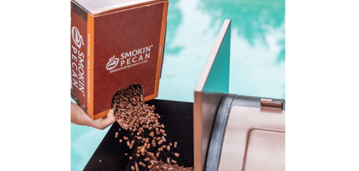 Smokin' Pecan - 100% Pecan Shell Pellets - Smoking Pellets for Pellet Smokers, or Any Outdoor Grills, 20 lb. Box 