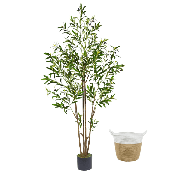 Warmplants 6FT Faux Olive Tree