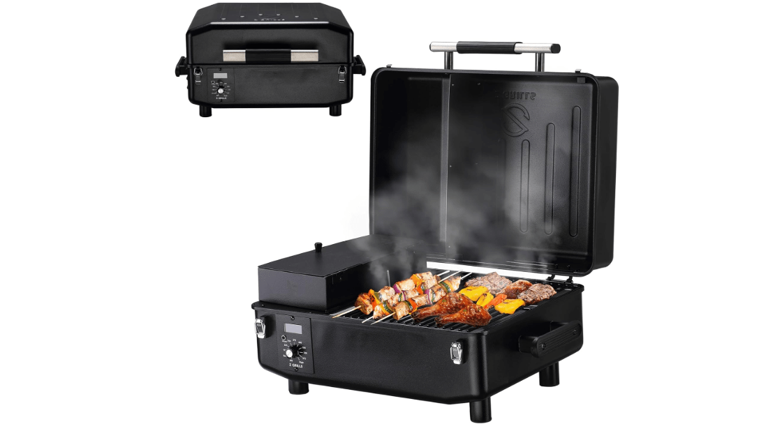 Z GRILLS Portable Pellet Grill Table Top BBQ Smoker with Digital Control, ZPG-200A
