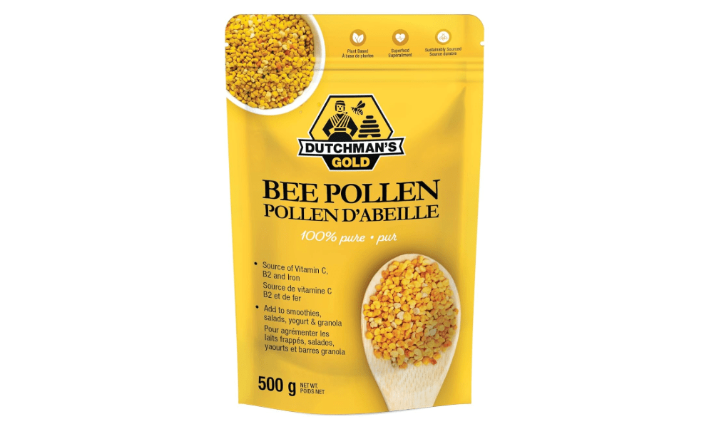 Dutchman’s Gold Bee Pollen Granules (500g) - Pure Dried Pollen - Natural Superfood with Vitamins, Minerals, Proteins
