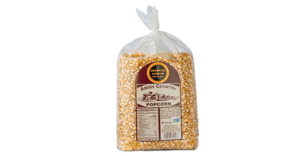 Amish Country Popcorn | 6 lb Bag | Mushroom Popcorn Kernels | Old Fashioned, Non-GMO and Gluten Free (Mushroom - 6 lb Bag) 