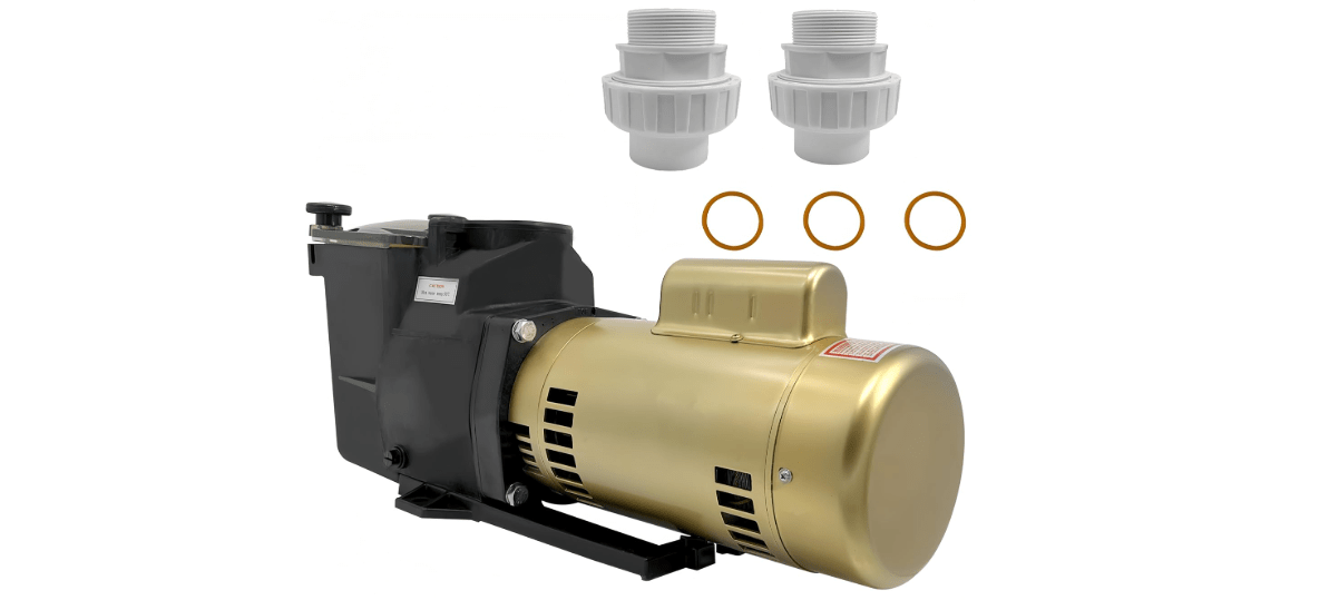 W3SP2610X15 1.5 HP Pool Pump 115/230V Single Speed Pump Pool Pump for Hayward SP2610X15 Pump for In-Ground Pool and Spa 