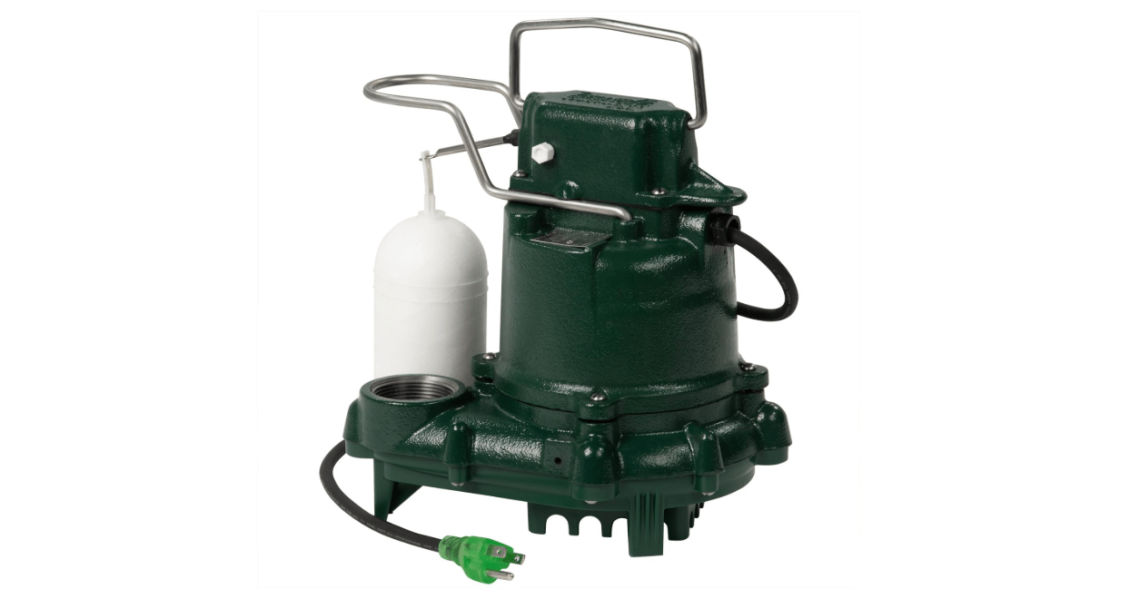 Zoeller M53 Mighty-mate Submersible Sump Pump, 1/3 Hp 
