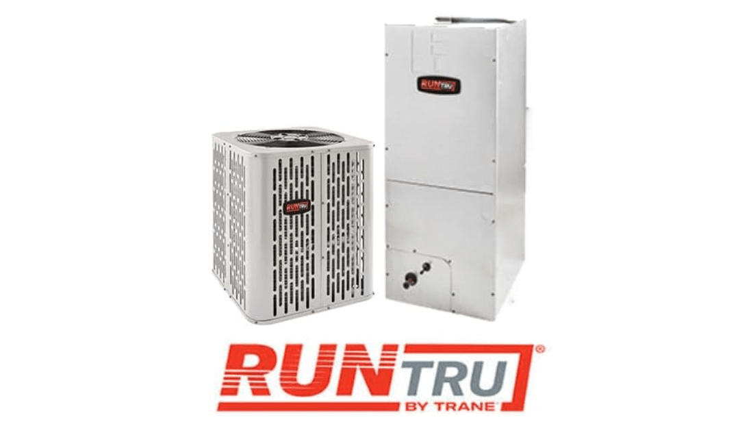 By Trane 3.5 Ton Heat pump System Condenser, Air Handle, Heat Strip 